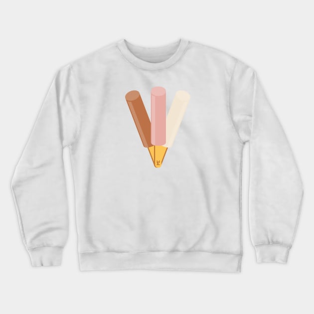 Mini Milk Icecreams Crewneck Sweatshirt by MickeyEdwards